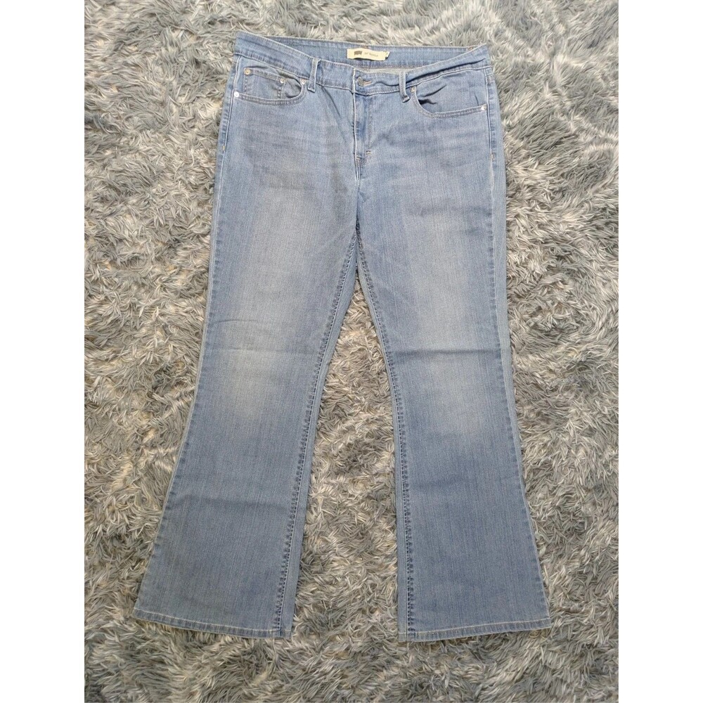 Y2K Levi's 518 Jeans Women's Sz 15 Bootcut Light Wash Blue Cotton